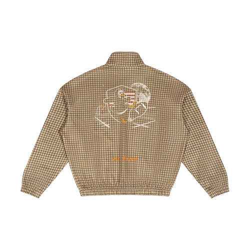 Unisex Plaid Quarter-Zip Sweatshirt Mr. KAMO Edition