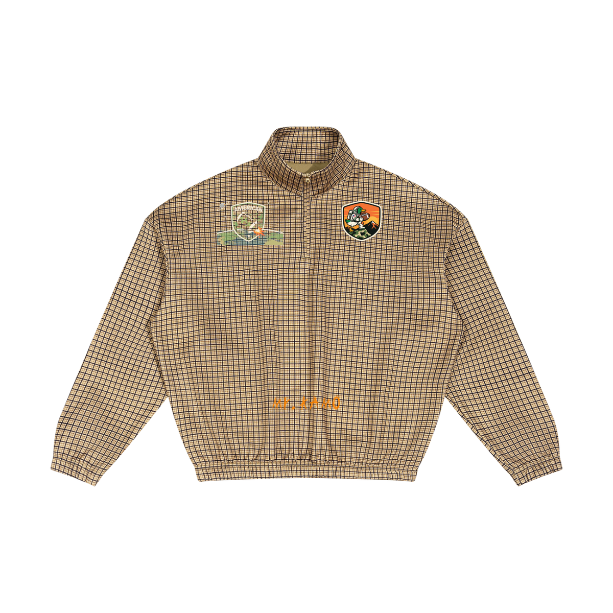 Unisex Plaid Quarter-Zip Sweatshirt Mr. KAMO Edition