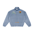 Unisex Plaid Quarter-Zip Sweatshirt Mr. KAMO Edition