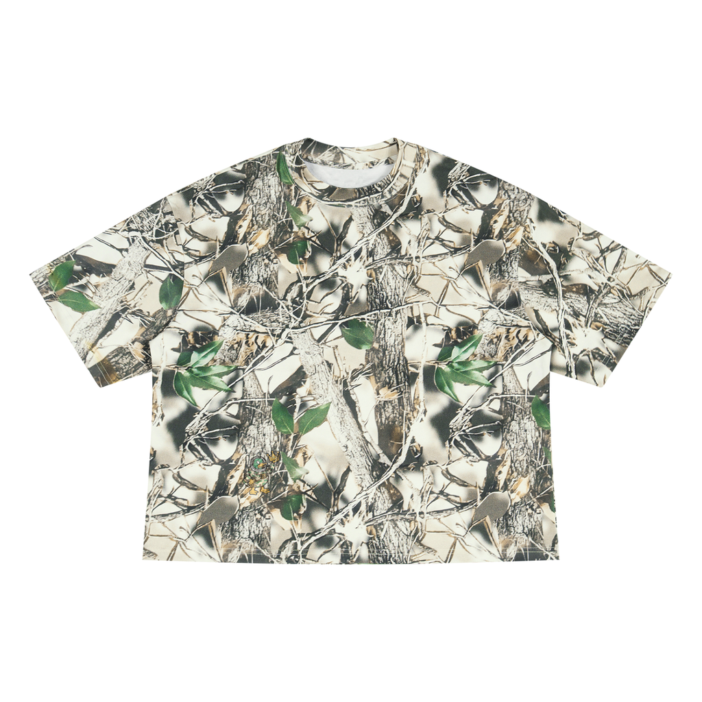 Unisex Tree Camo Boxy T-Shirt Mr. Kamo